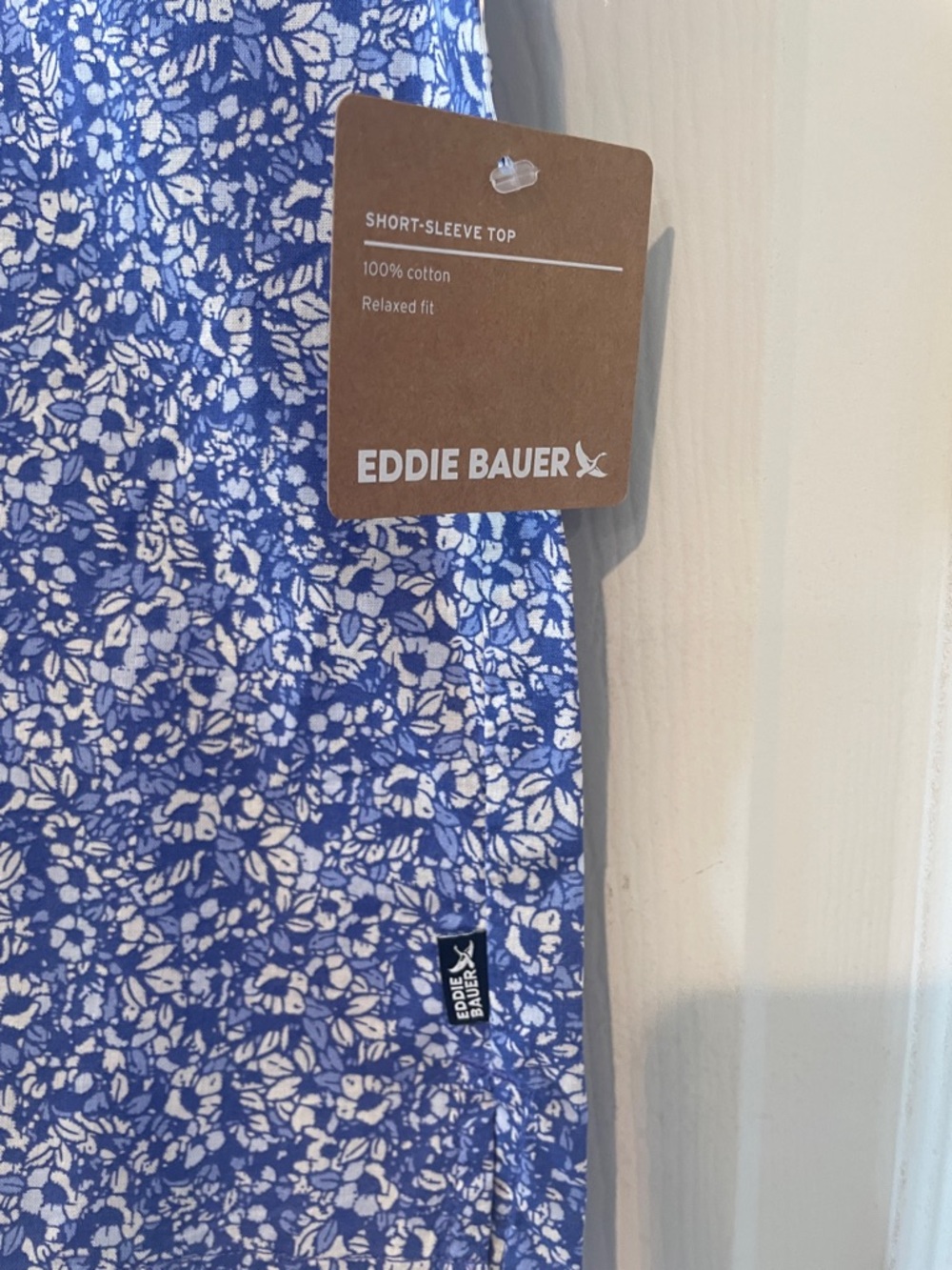 New Eddie Bower Cotton Button Up Shirt - Picture 2 of 5